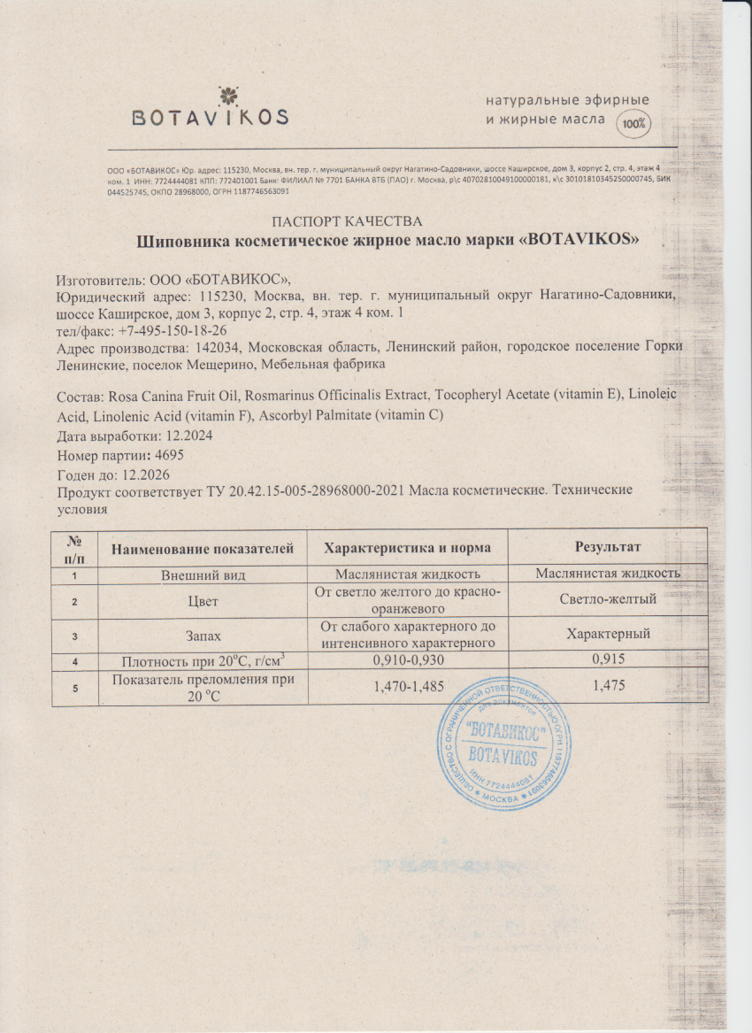 Паспорт №122024